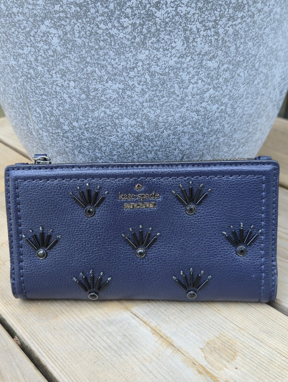Kate Spade Embellushed Leather Wallet